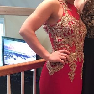 Red prom dress